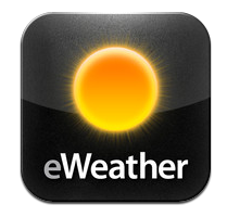 iPadminiで使うお天気アプリ
