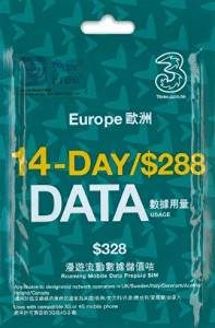 ヨーロッパ SIMカード 設定 データ